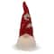 11.5" Lighted Red Knit 'Kiss Me' Hat Valentine's Day Gnome